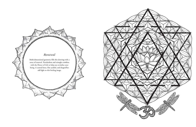 Sacred Geometry Coloring Book by Francene Hart