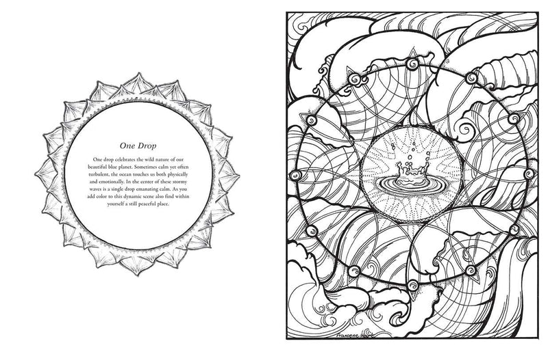 Sacred Geometry Coloring Book by Francene Hart