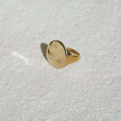 Moon Ring in Brass or Silver