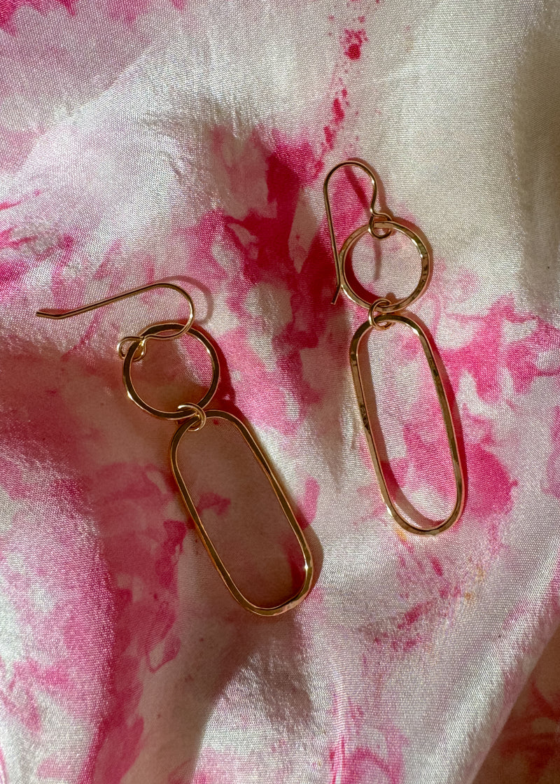 Circle & Oval Earring