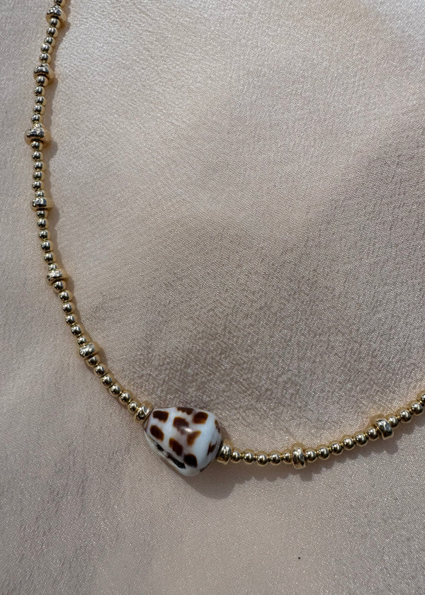 Cone Shell Beaded Necklace