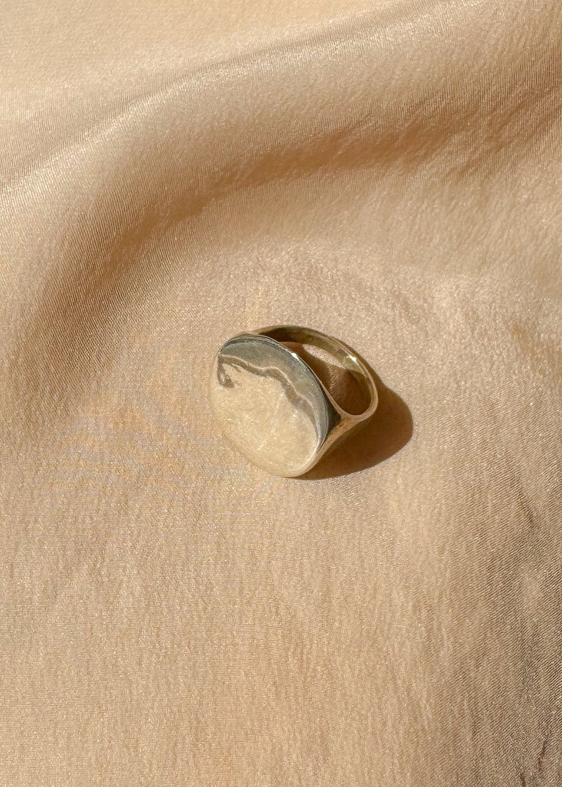 Moon Ring in Brass or Silver