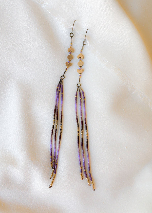 Violet Dusk Misty Earrings