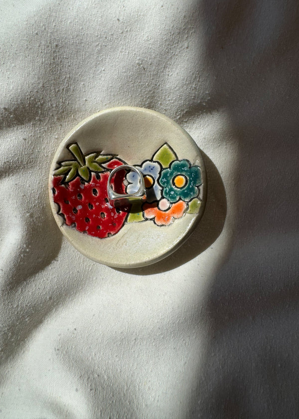 Fruit & Floral Trinket Dish