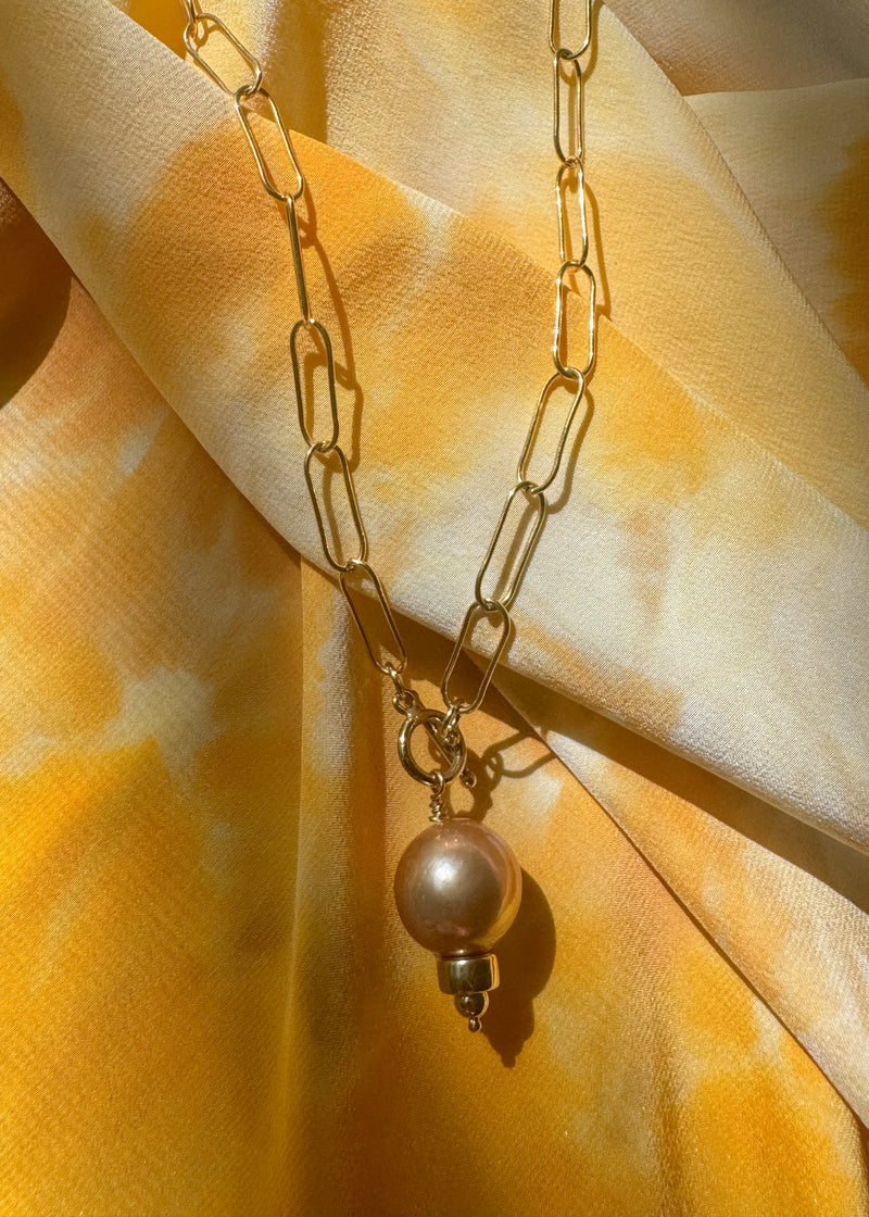 Edison Pearl Toggle Necklace