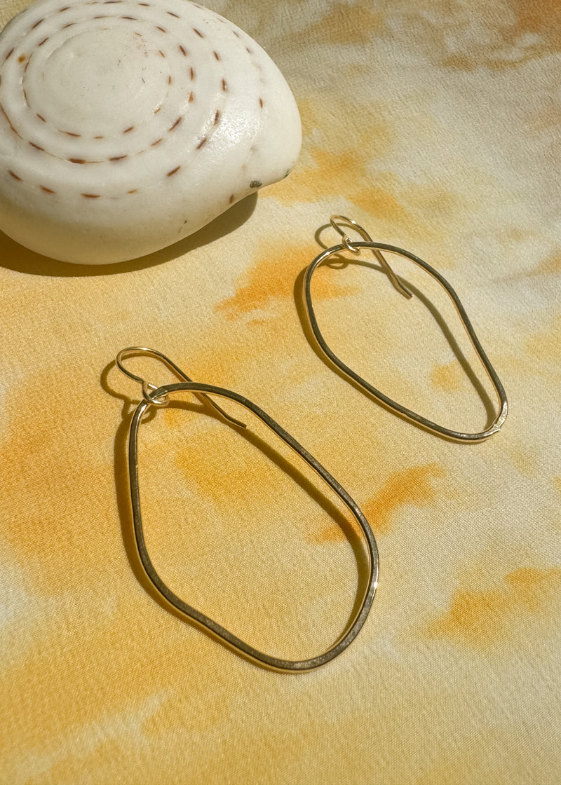 Organic Hoop Earring