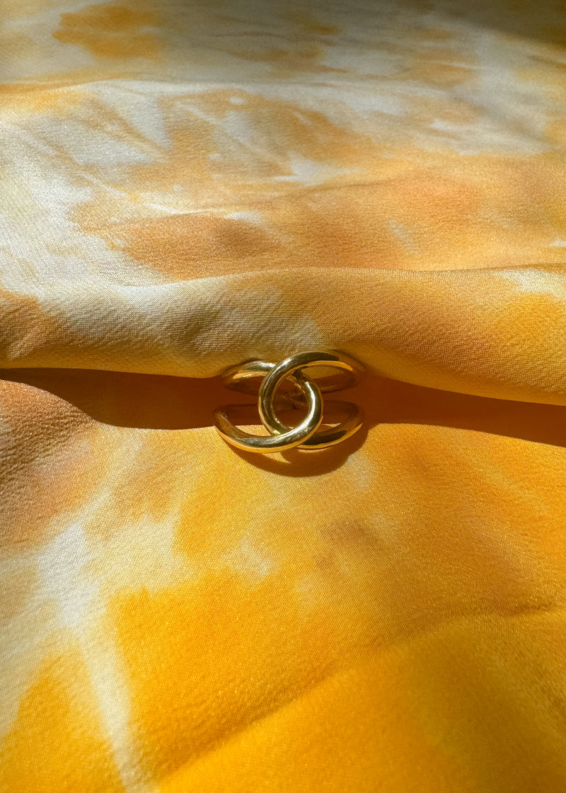 18K Gold Infinity Ring