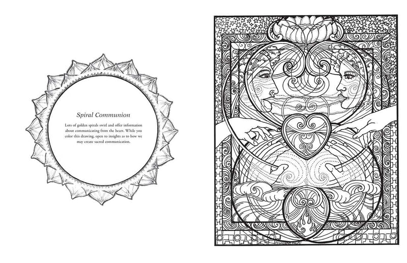 Sacred Geometry Coloring Book by Francene Hart