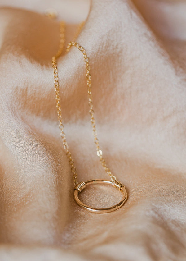 Floating Circle Necklace