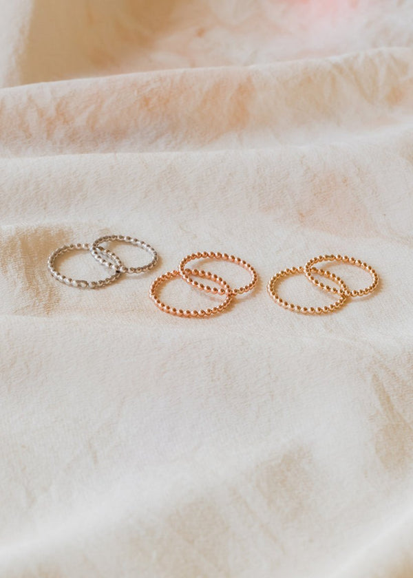 The Beaded Stacking Ring